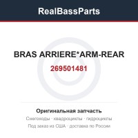 269501481 BRAS ARRIERE*ARM-REAR