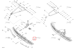 Neo жёлтый лыжа Pilot 5.7 a to 10 a1 Ski-Doo 505075490