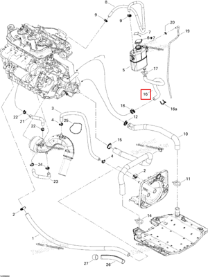 Formed обратный шланг Sea-Doo 276000143