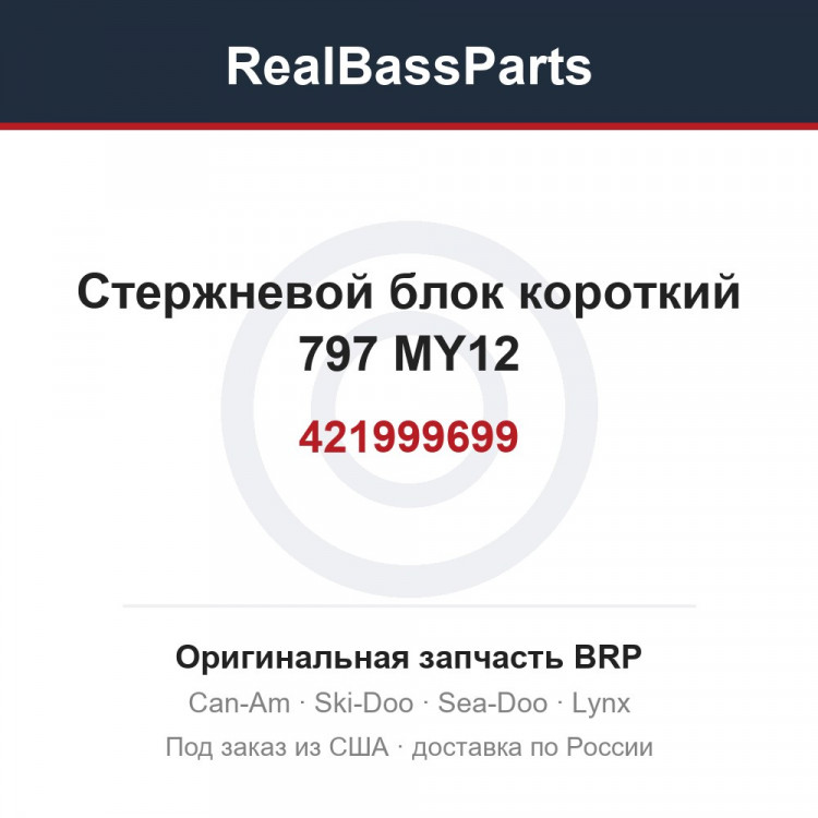 421999699 Стержневой блок короткий 797 MY12
