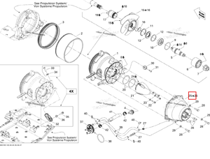 VENTURI в сборе Sea-Doo 267000503