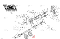 Правый звёздочка колесо 8 зубьев Ski-Doo Expedition LE 900 ACE Turbo (2026) (504154911)