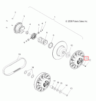 3236575 Шпилька регулировочная Polaris SCREW 3234228
