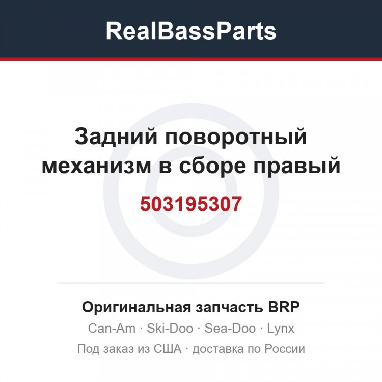 503195307 Задний поворотный механизм в сборе правый