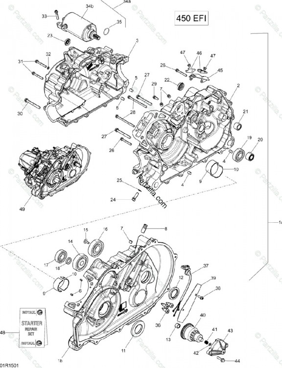 420686321 Картер в сборе включает в себя 1A TO 22
