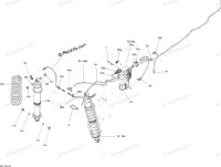 706001202 Rear shock assy XMR 1000