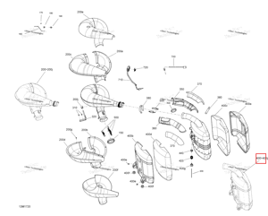 Глушитель в сборе g Ski-Doo 514055193