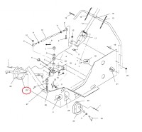 5411122 Пыльник рулевой тяги левый для снегоходов Polaris INDY/CLASSIC 5411122