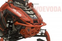 Бампер передний Cross усиленный для снегоходов Polaris PRO-RMK, RMK-ASSAULT, SKS (Платформа Axys 2016-*)