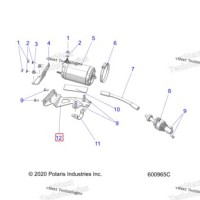 1024505 Кронштейн в сборе ES / UCA трубка