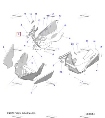 5417226 Заглушка IFS HOLE правый