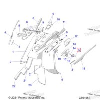 7547453 Шестигранный гайка фланцевая 6 мм × 1.0 мм