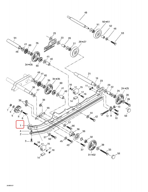 207324044 Шестигранник. Винт M12 x 40 (Scotch Grip)