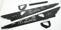Бампер задний усилитель тоннеля для снегоходов Arctic Cat M8000 ALPHA ONE 165" (Платформа HardCore 2017-*)