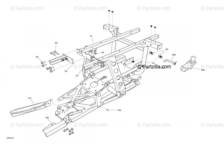 250001028 Шестигранник. винт с фланцем M6 X 45