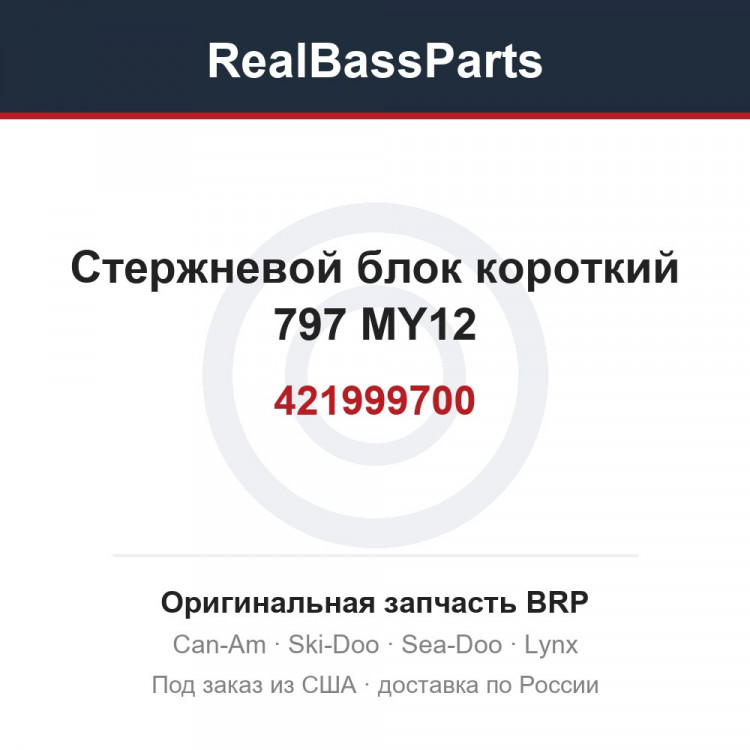 421999700 Стержневой блок короткий 797 MY12