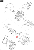 Calibration винт Ski-Doo Skandic SUV (2009) (417005500)