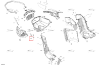 Левый передний теплозащитный экран Ski-Doo Summit 850 E-TEC Turbo R X (2024) (502008487)