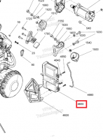 512060780 Блок управления двигателем Ski-Doo CALIBRATED MODULE 