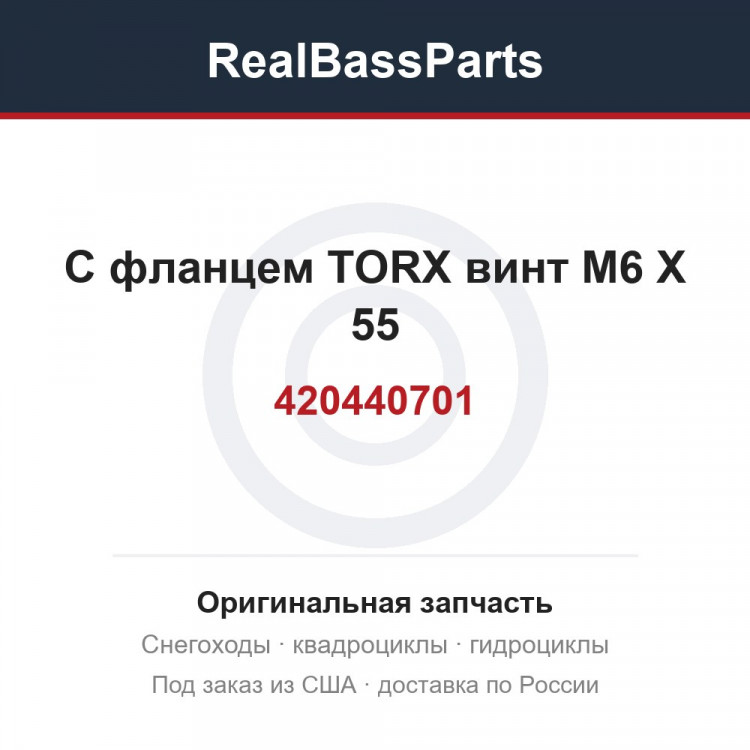 420440701 с фланцем TORX винт M6 X 55