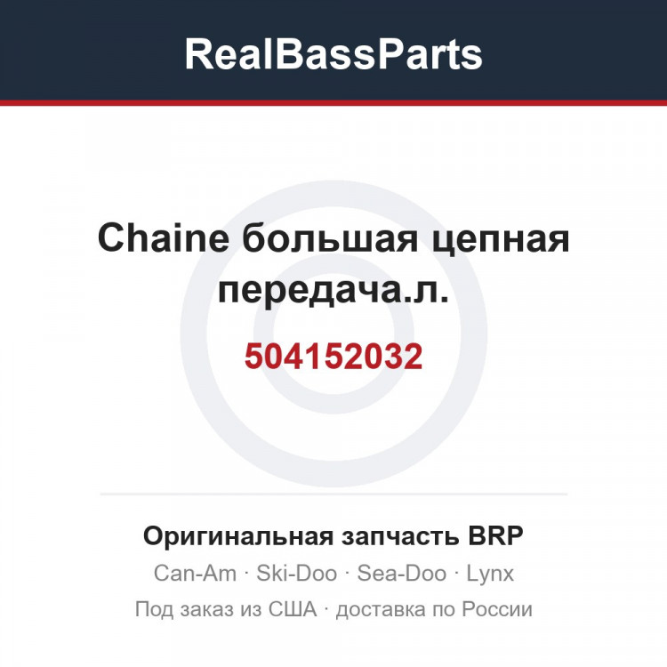 504152032 Chaine большая цепная передача.л.