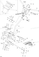 506152141 BRP STEERING COVER FOAM INSERT | рулевое управление крышка пенка вставка
