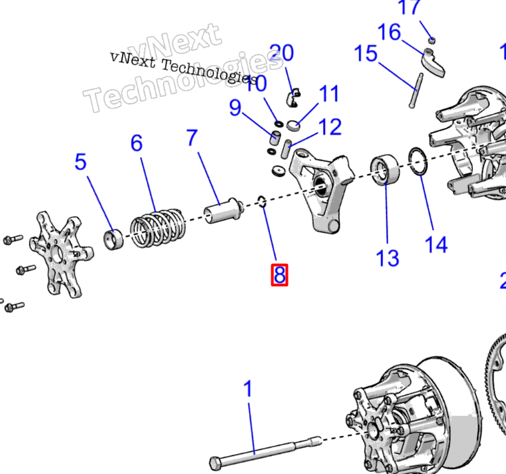 5418306 Кольцо Polaris