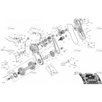 504154577 Крепление натяжителя цепи КПП для снегоходов Ski-Doo