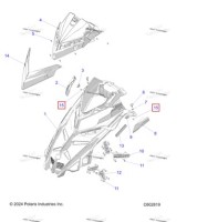 7518238 Болт 5/8 длинный torx с полукруглой головкой головка T