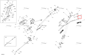 Neo жёлтый руль Ski-Doo 506153265