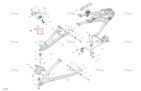 Шланг опора Can-Am Maverick MAX Turbo RR XRS Smart Shock (2024) (706205606)