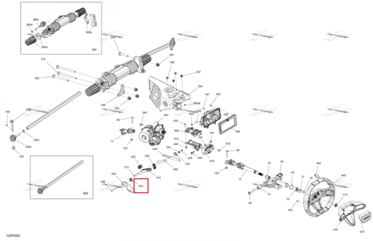 Locking кулачок Can-Am Maverick Turbo RR XRS (2026) (709402639)