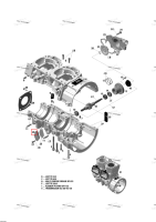Крышка пластина Ski-Doo Expedition SE 600 E-TEC (2015) (420810825)