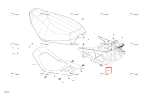 Сиденье основание Ski-Doo 510007189