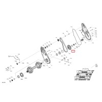 504154569 Шестерня КПП 53 зуба для снегоходов Lynx Shredder 3900/4200