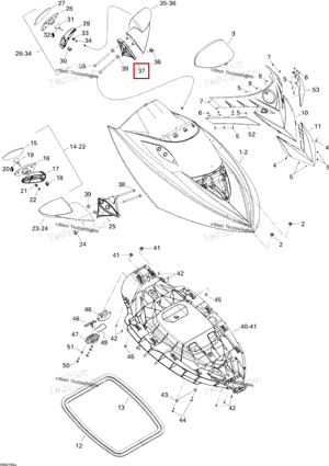 Левый проставка Sea-Doo 269501601