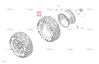 Шина 26 × 10 R14 Can-Am Outlander 4x4 XT 1000R (2025) (705503518)