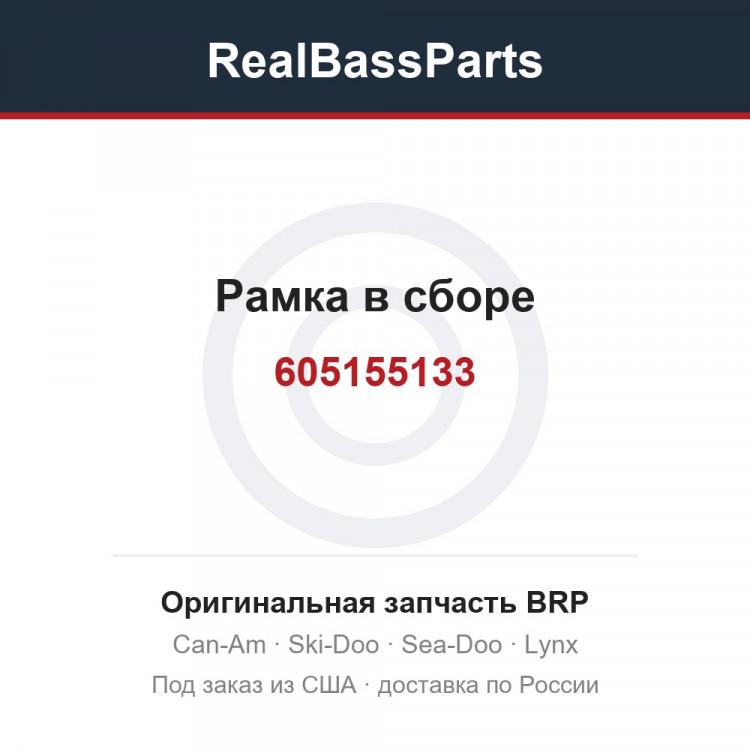 605155133 Рамка в сборе