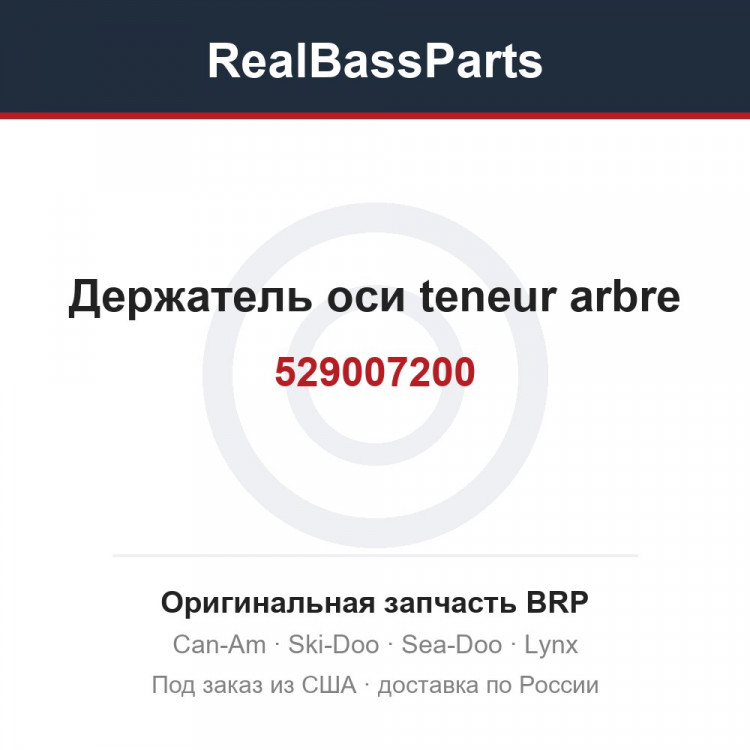 529007200 Держатель оси teneur arbre