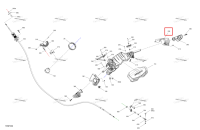 Правый крышка Sea-Doo Spark 900 ACE Base (2026) (277002261)