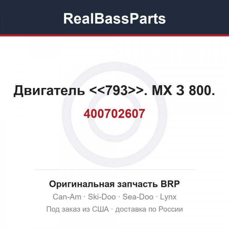 400702607 Двигатель <<793>>. МХ З 800.