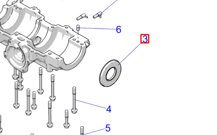 5418739 Сальник PTO 9R 850 Polaris 5418046 