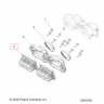 1208721 Клапан впускной лепестковый в сборе для снегоходов Polaris PATRIOT 9R 1208721