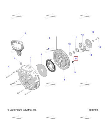 3023302 Проставка ручной стартер