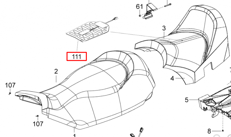 515177220 Нагревательный элемент 12 В BRP