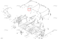 Mid каркас Max Can-Am Commander MAX 1000R EFI XT (2024) (703501203)