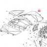 705005782 Капот желтый правый Can-Am