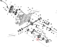 Ведущая шестерня 49 зубьев Can-Am Outlander 4x4 XT 1000R (2025) (420934190)