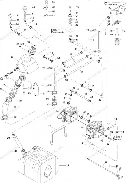 275500229 Fuel Filler Neck