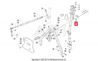 1705-349 Вал Рулевой M8 Arctic Cat POST,STEERING-PTD BLK